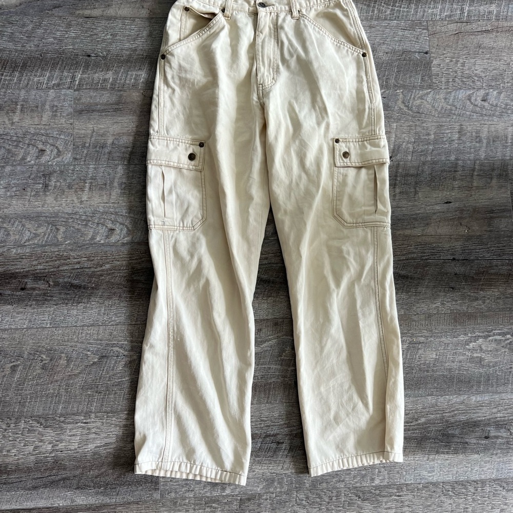 LACABLE Cream Cargo Pants